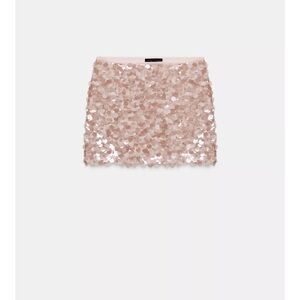 NWT Zara Sequin Mini Skirt